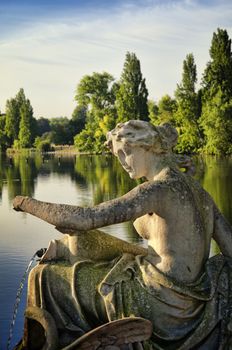 Gargoyle in Kensington Garden, London.