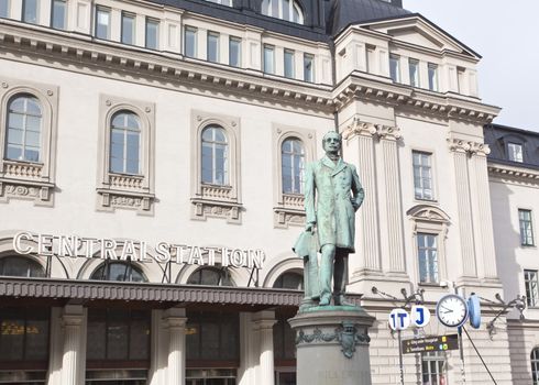 The central train station of Stockholm, Sweden