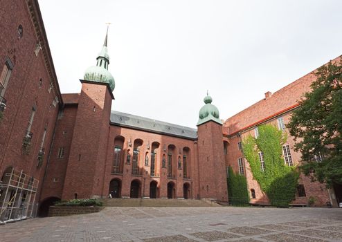 The famous City hall of Stockholm Sweden