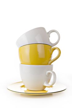 Coffe, tea cup  isolated on white background