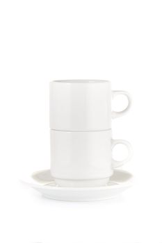 Coffe, tea cup  isolated on white background