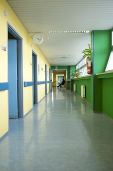 hospital corridor