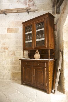 old country style cabinet