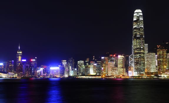 Hong Kong at night