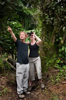 Tourists from the United States and Europe in Costa Rica
