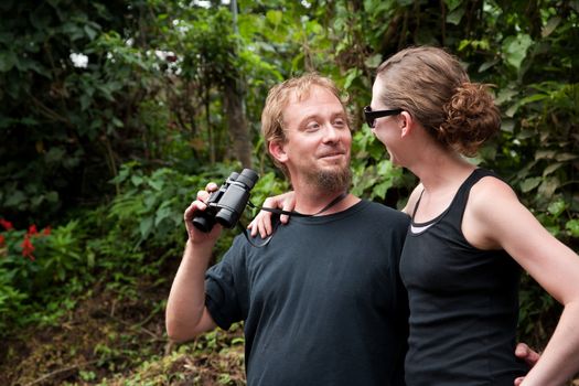 American and European Tourists Exploring Costa Rica