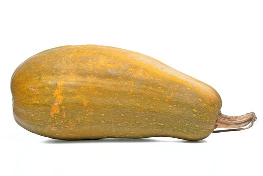 Calabash pumpkin isolated on the white background
