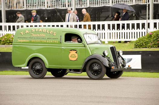 Vintage american car, taken on September 2011 on Goodwood revial in UK