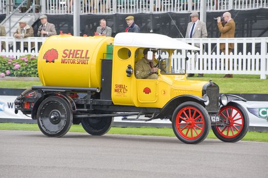 Vintage american car, taken on September 2011 on Goodwood revial in UK