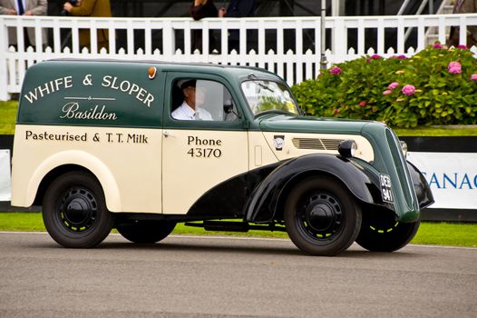 Vintage american car, taken on September 2011 on Goodwood revial in UK