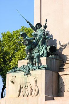 Monument a Giuseppe Garibaldi � Gianicolo in Roma, Italia