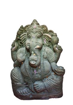 The Hindu elephant God Ganesh