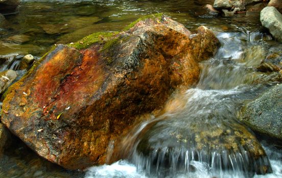 Kuznetsk Alatau - a mountainous country in Siberia is rich in rivers, streams and waterfalls.