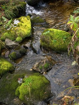 Kuznetsk Alatau - a mountainous country in Siberia is rich in rivers, streams and waterfalls.