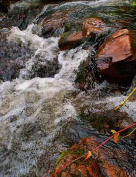 Kuznetsk Alatau - a mountainous country in Siberia is rich in rivers, streams and waterfalls.