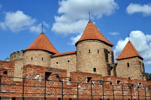 The Barbican, medieval fortification in the city of Warsaw, Poland.