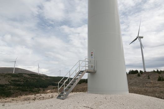 Eolic energy: Wind power through  wind turbines