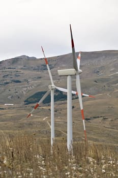 Eolic energy: Wind power through  wind turbines