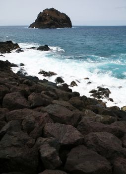 Coast of the volcanic island Tenerife
