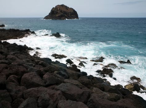 Coast of the volcanic island Tenerife