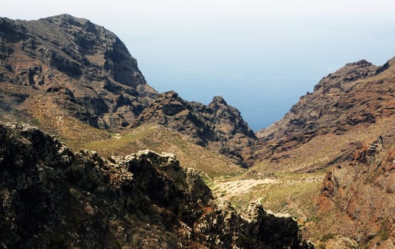 Hills of the Canary Islands Tenerife