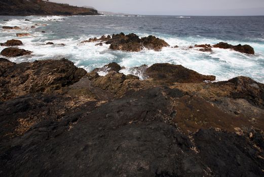 Coast of the one of Canary Islands, Tenerife