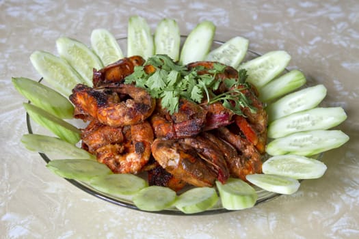 Sambal Chili Prawns Asian Cuisine Home Cook Dish 2