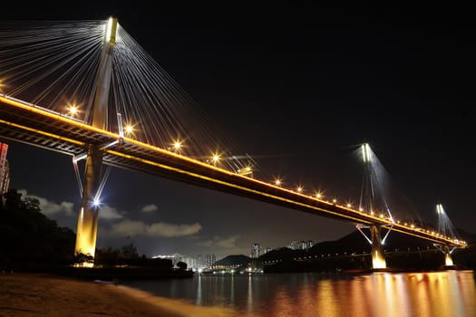 Ting Kau Bridge in Hong Kong