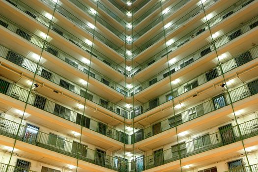 Hong Kong public housing apartment block