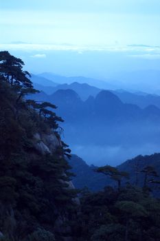 Filming in Jiangxi, China.The Sanqingshan mountain is World Natural Heritage