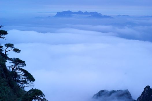 Filming in Jiangxi, China.The Sanqingshan mountain is World Natural Heritage