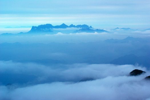 Filming in Jiangxi, China.The Sanqingshan mountain is World Natural Heritage