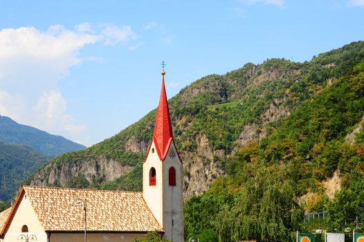 The Lutheran Church At the Foot Of The Italian Alps