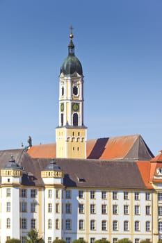 An image of the beautiful monastery in Ochsenhausen Bavaria Germany