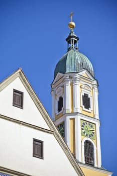 An image of the beautiful monastery in Ochsenhausen Bavaria Germany