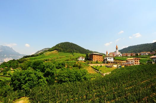 The Lutheran Church At the Foot Of The Italian Alps