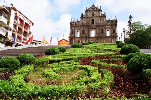 It is an unesco world heritage site in Macau.
