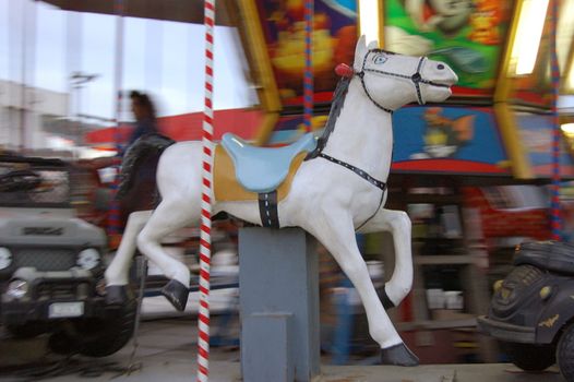 mary go round at amusement park