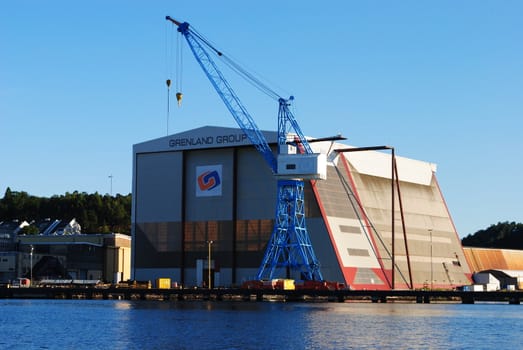 Grenland Group's facility in Tønsberg.