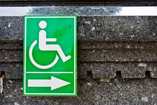Signs for people with disabilities
