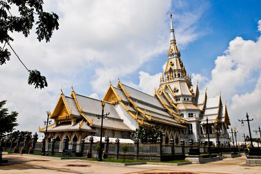 Temple sothon Worawihan Chachoengsao in Thailand