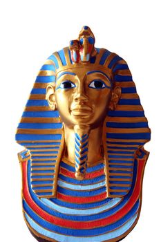 Egyptian miniature pharaoh front view
