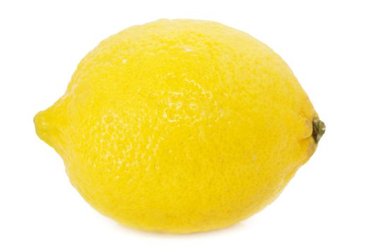 A lemon isolated over white