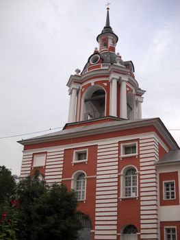 Church; Pokrovsk; a cathedral; Moscow; summer; a temple; Christianity; red; the area; domes; a monument