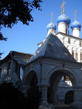 Church; Pokrovsk; a cathedral; Moscow; summer; a temple; Christianity; red; the area; domes; a monument