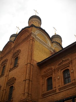Church; Pokrovsk; a cathedral; Moscow; summer; a temple; Christianity; red; the area; domes; a monument; architecture 
