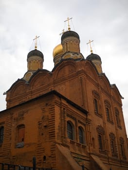 Church; Pokrovsk; a cathedral; Moscow; summer; a temple; Christianity; red; the area; domes; a monument    