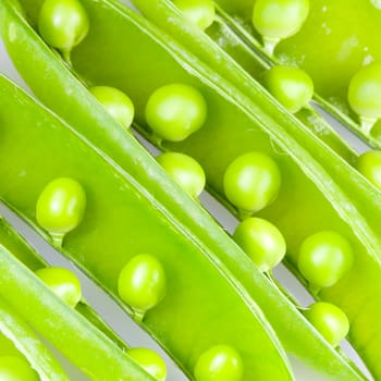 Garden peas detail