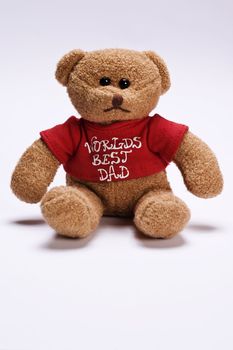 fathers day dedicated plush  brown bear