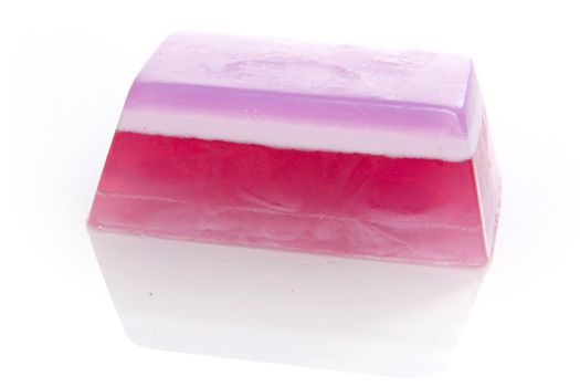 one piece of colorful soap